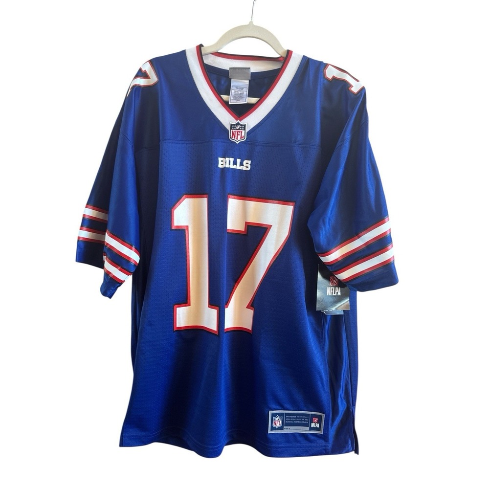 NFL  Fanatics Josh Allen NWT Buffalo Bills‎ Jersey Size Large Royal Blue